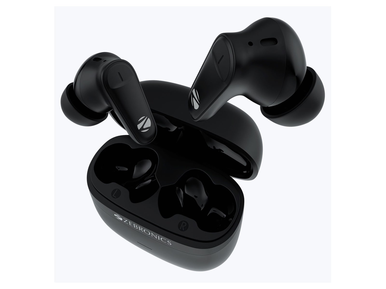 Zebronics - Zeb Dh'vny E21 True Wireless Earbuds - Black