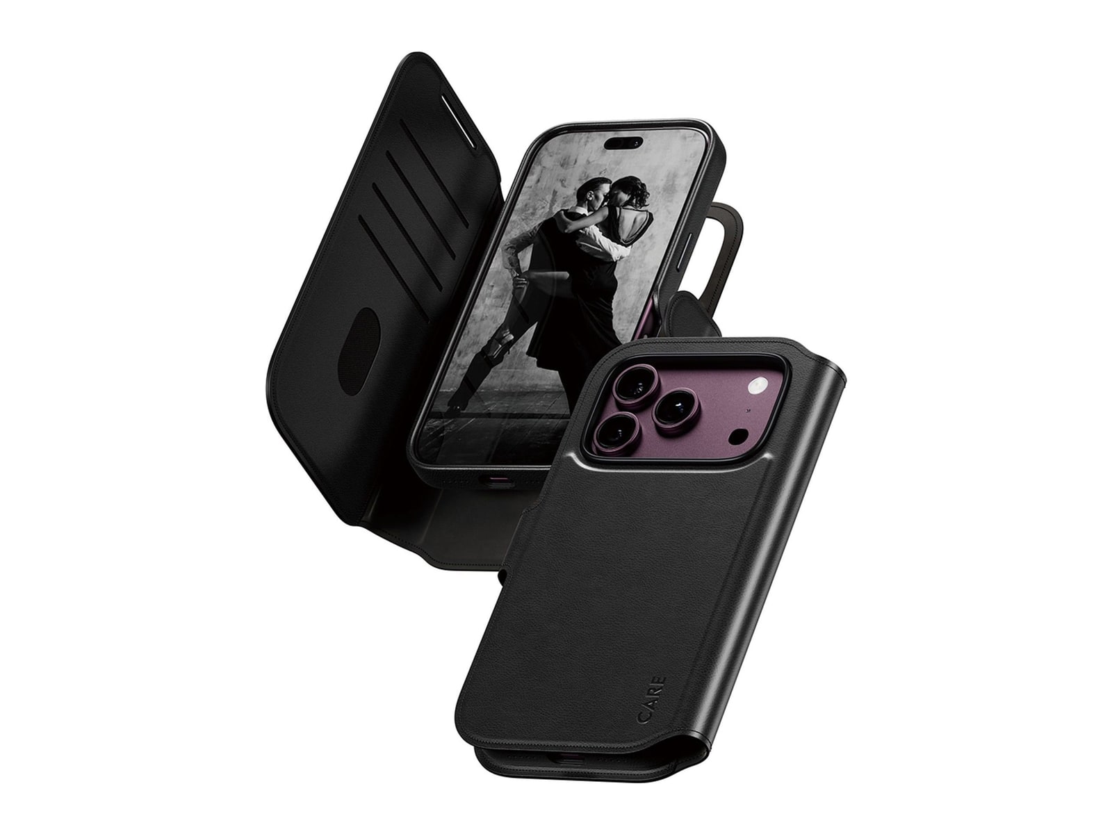 PanzerGlass - CARE Tango 2-in-1 Wallet Case Black w. MagSafe iPhone 18 Pro