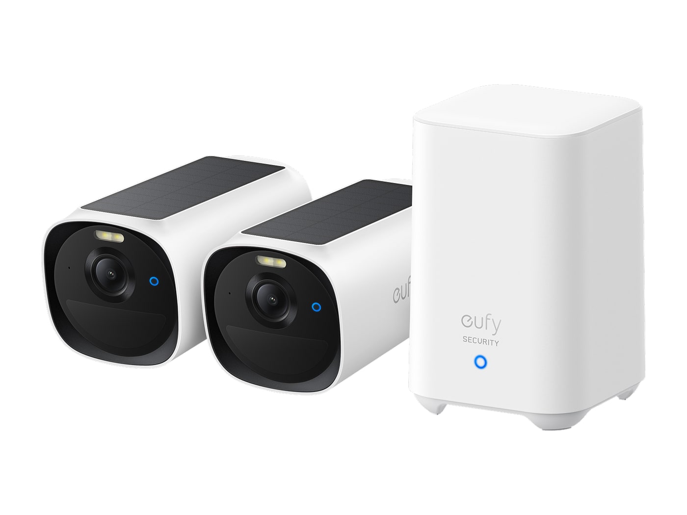 Eufy - eufyCam E40 2-Cam Kit + HomeBase S280 Security Cameras