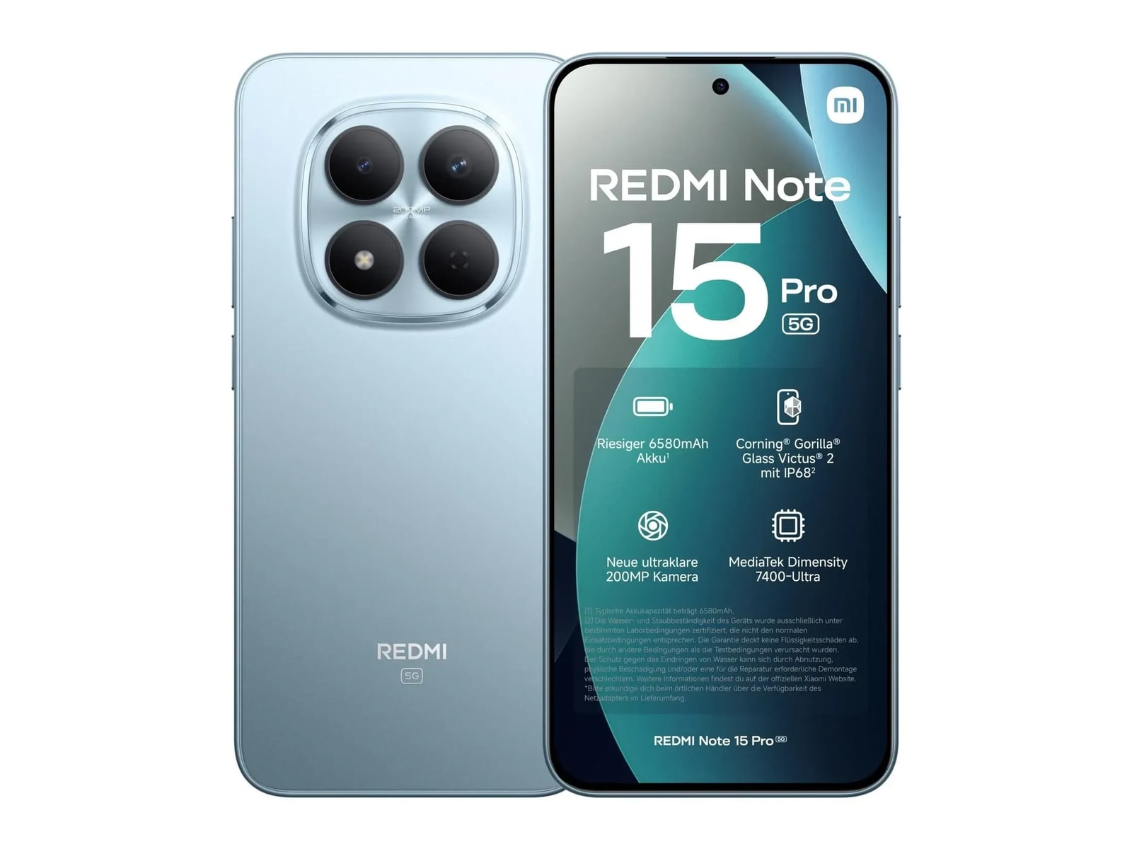 Redmi - Note 15 Pro 5G 512 GB - Glacier Blue