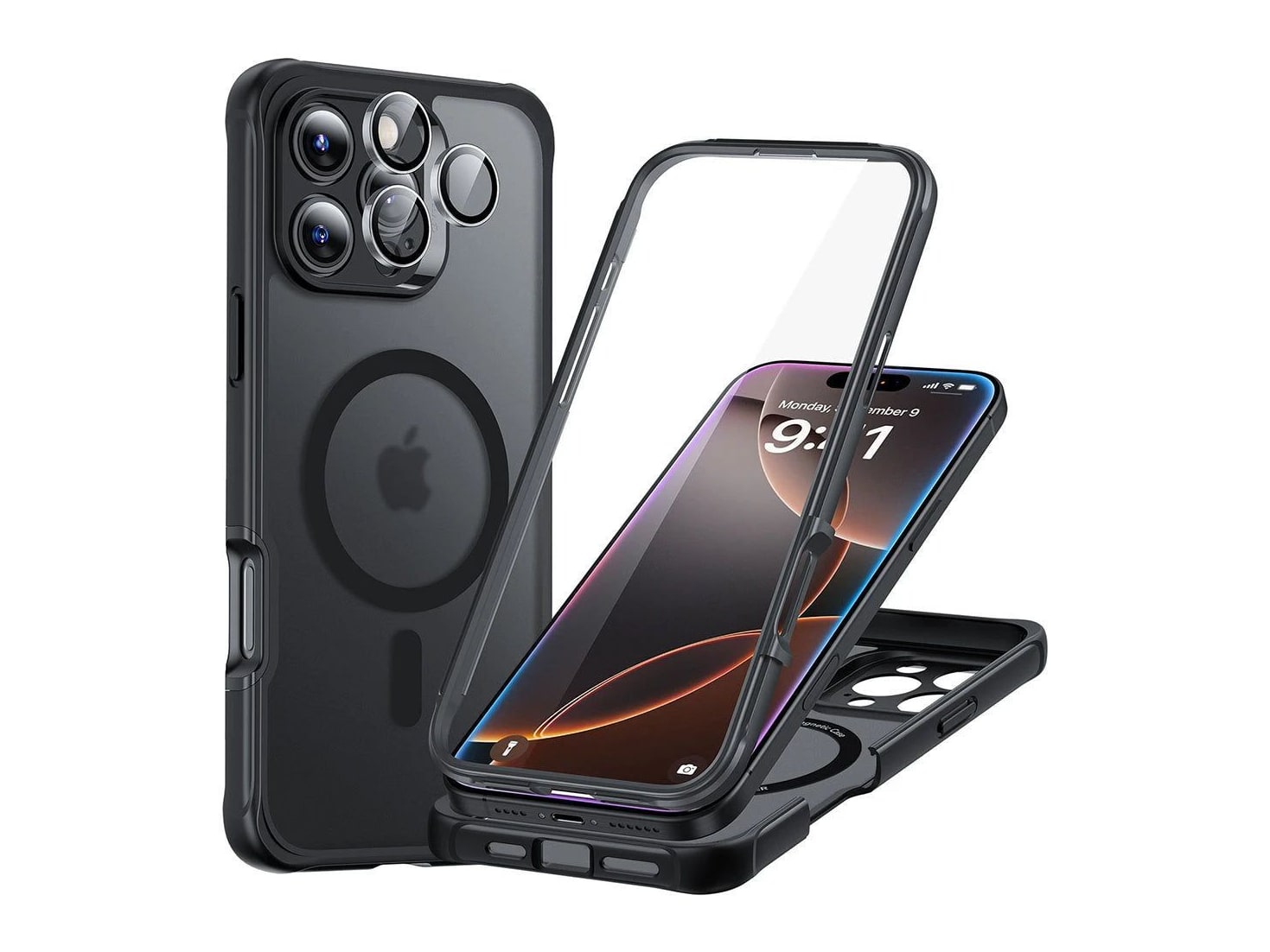 ESR - Armor Tough Case (HaloLock) - iPhone 16 Pro Max - Frosted Black