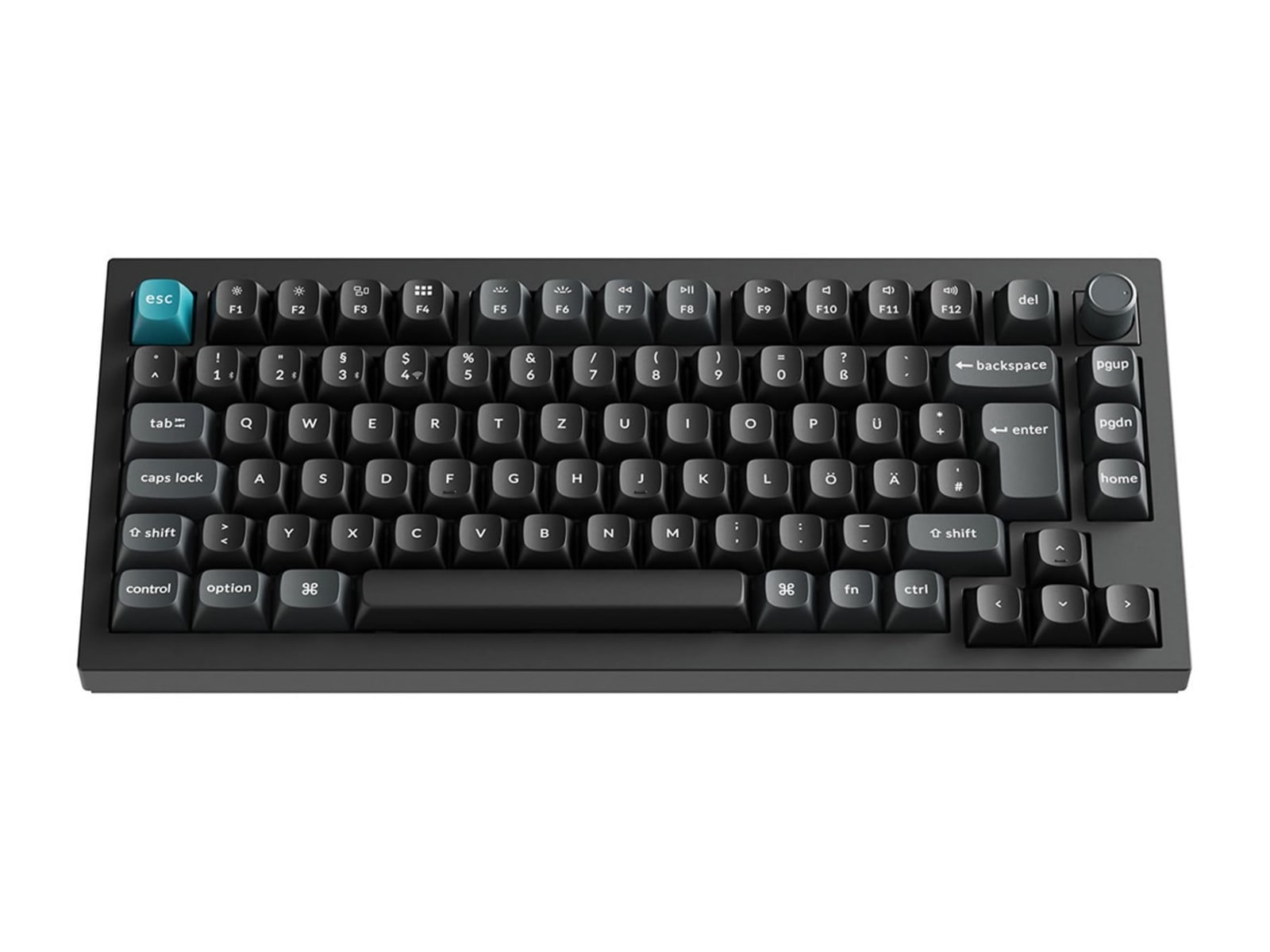 Keychron - Q1 Ultra 8K Wireless Mechanical Keyboards - Black