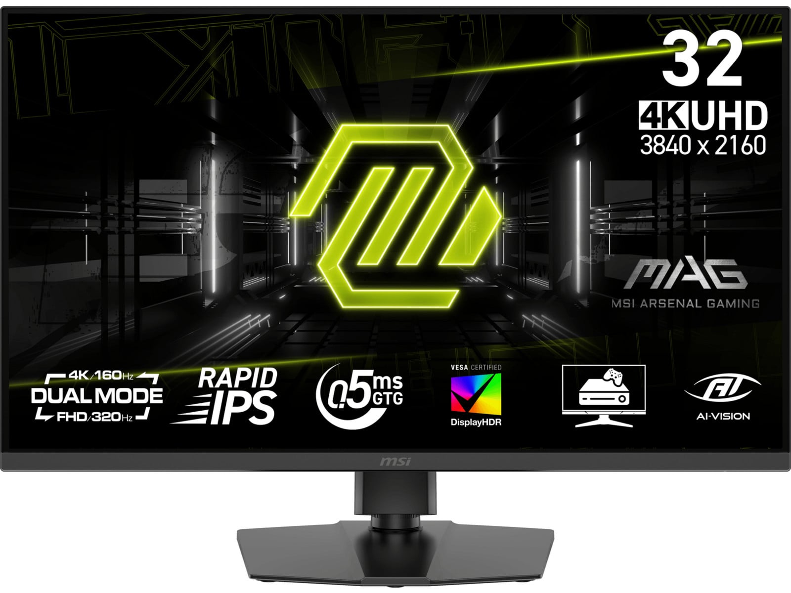 MSI - 31.5" MAG 322URDF E16 4K UHD 160Hz 4K/5K Monitors