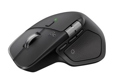 Logitech - MX Master 4 Bluetooth Wireless Mice - Black