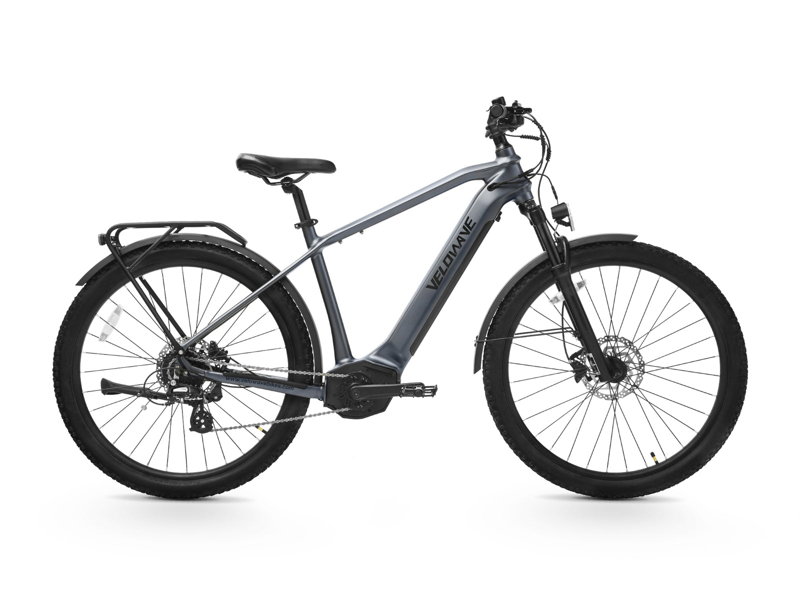 Velowave - Swift M 27.5-inch Blue Gray Electric Bikes