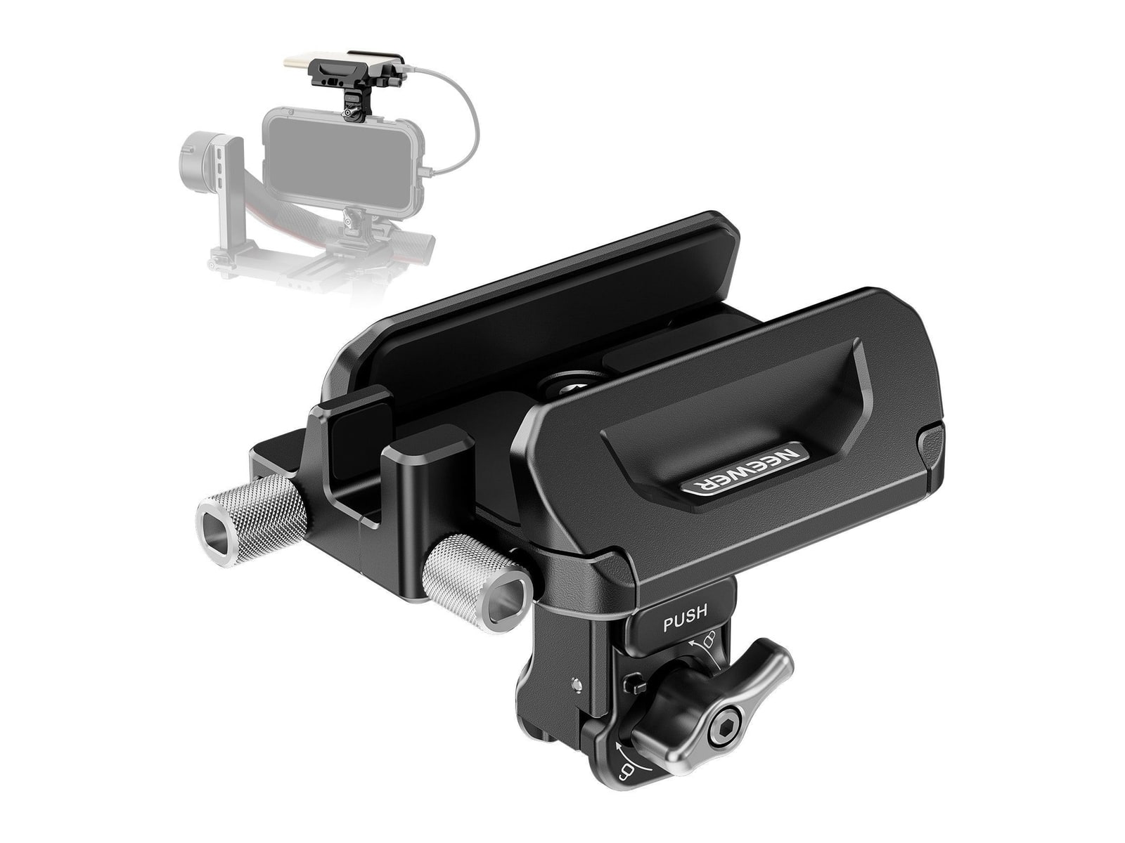 Neewer - PA065 40-65mm Quick Release SSD Holder for Phone Cage Camera Accessories