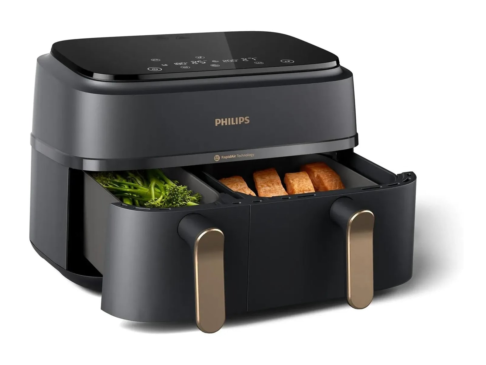 Philips - Airfryer 3000 Series Dual Basket NA352/00 Air Fryers (EU)