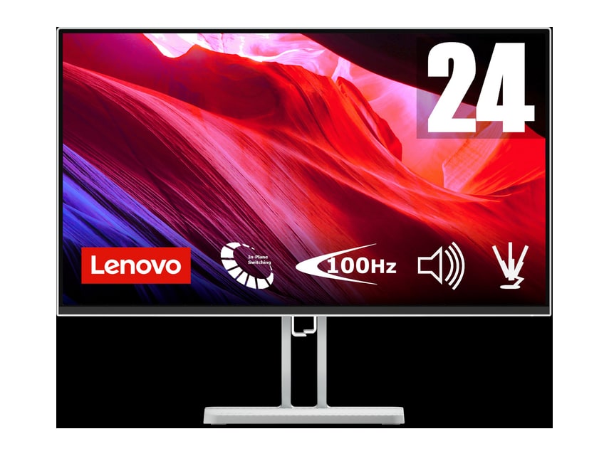 Lenovo - 23.8" L24i-4B Full HD 100Hz Professional Monitors
