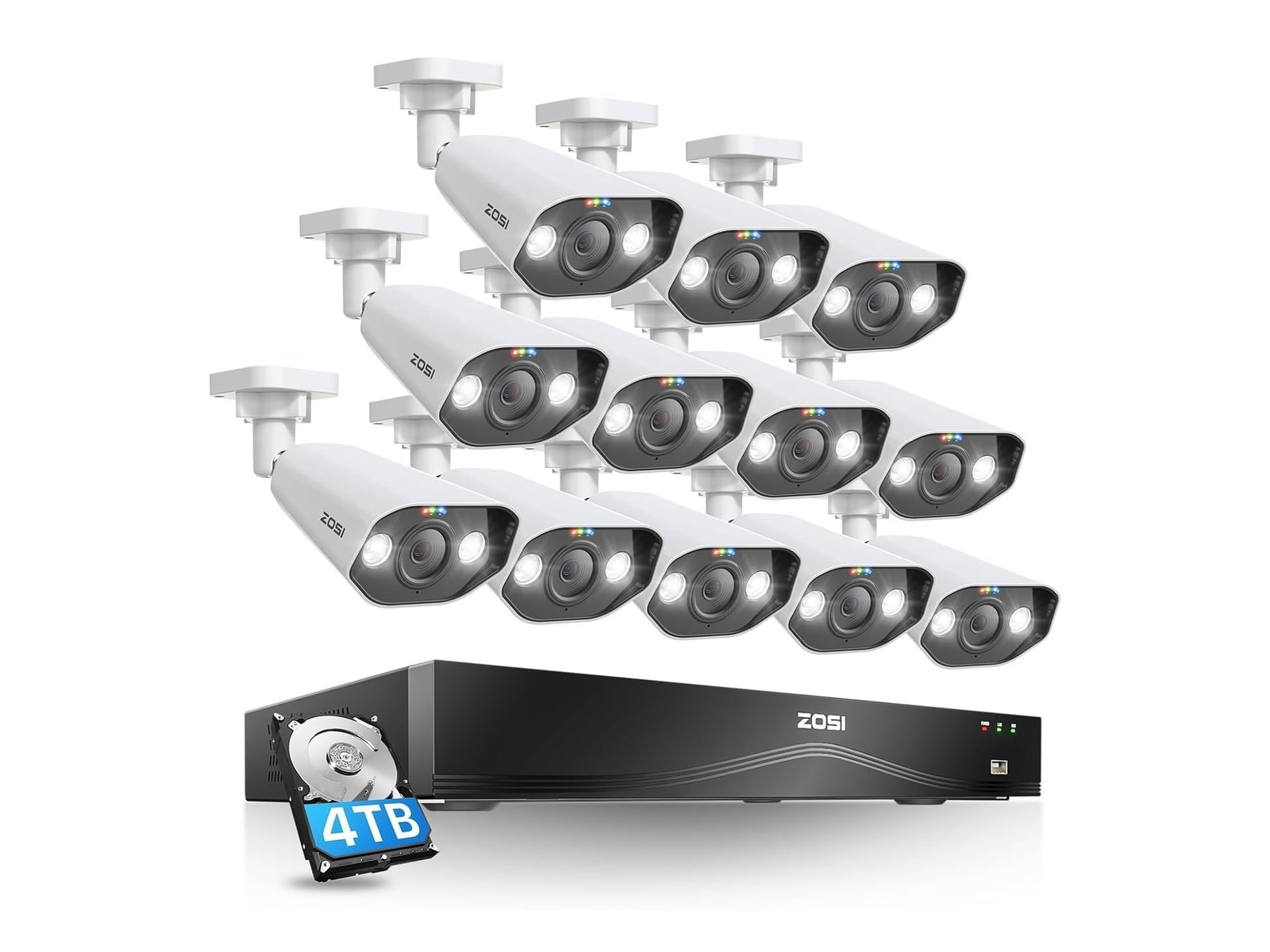 ZOSI - 32CH 4K PoE Security Cameras