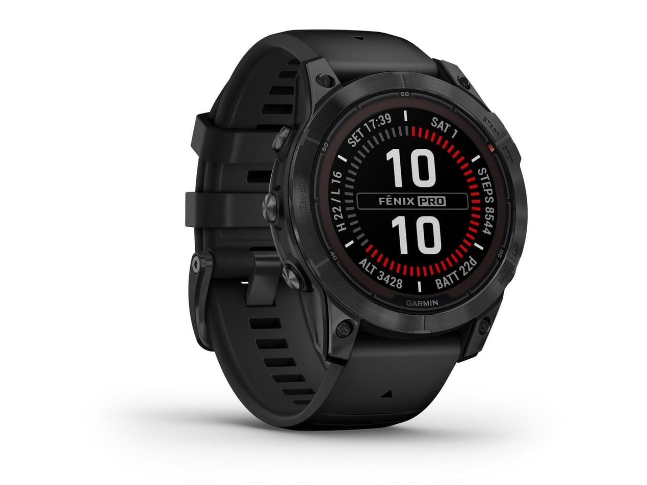 Garmin - fenix 7 Pro Solar Smart Watches - Black