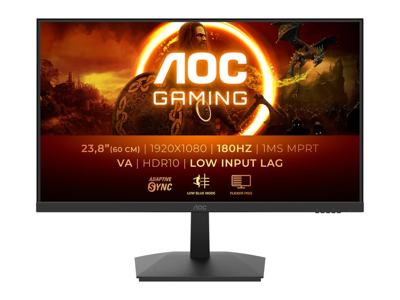 AOC - 23.8" 24G15N2 Full HD 180Hz Gaming Monitors