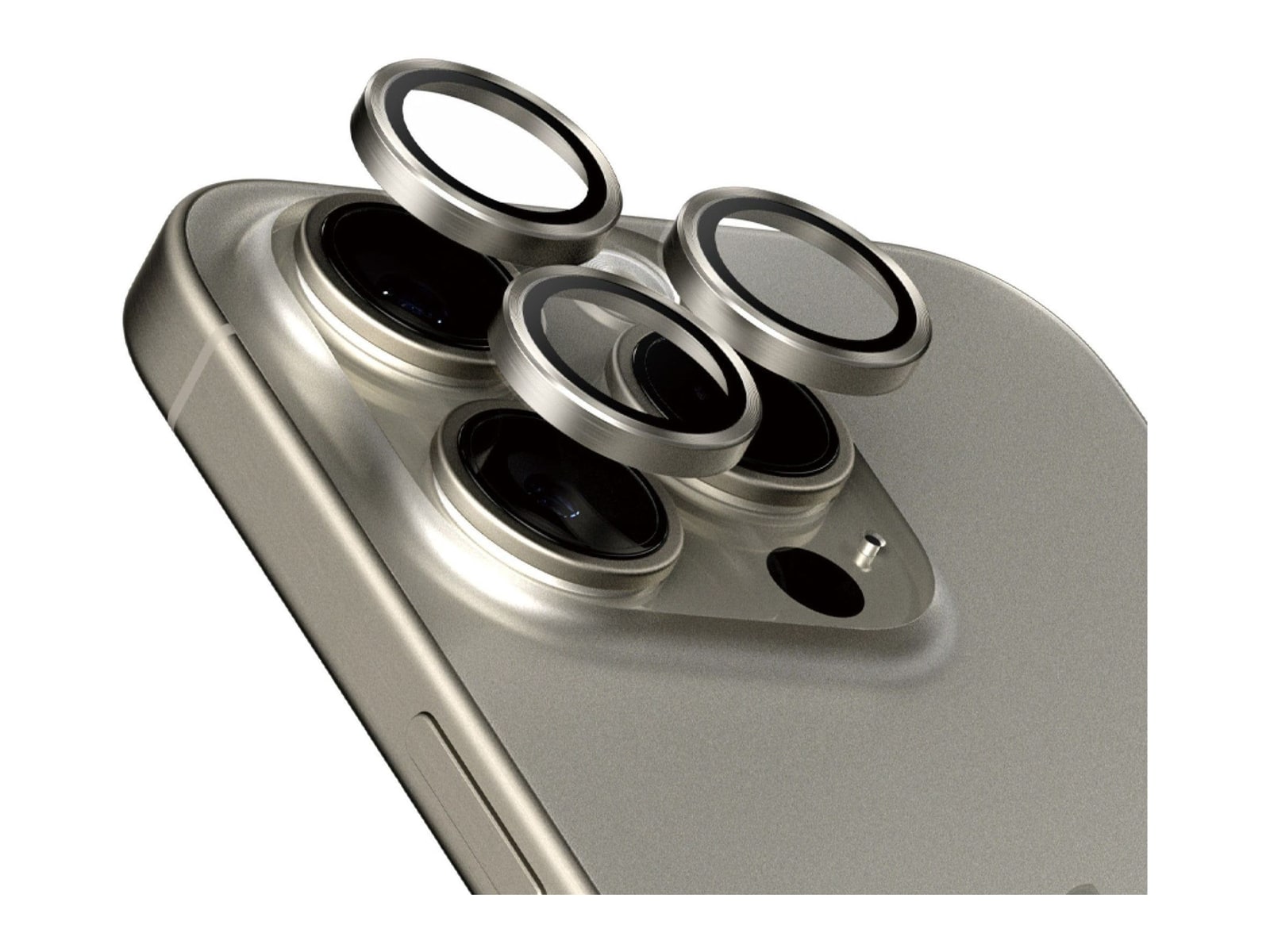 PanzerGlass - Hoops Titanium Camera Lens Protector Natural iPhone 15 Pro