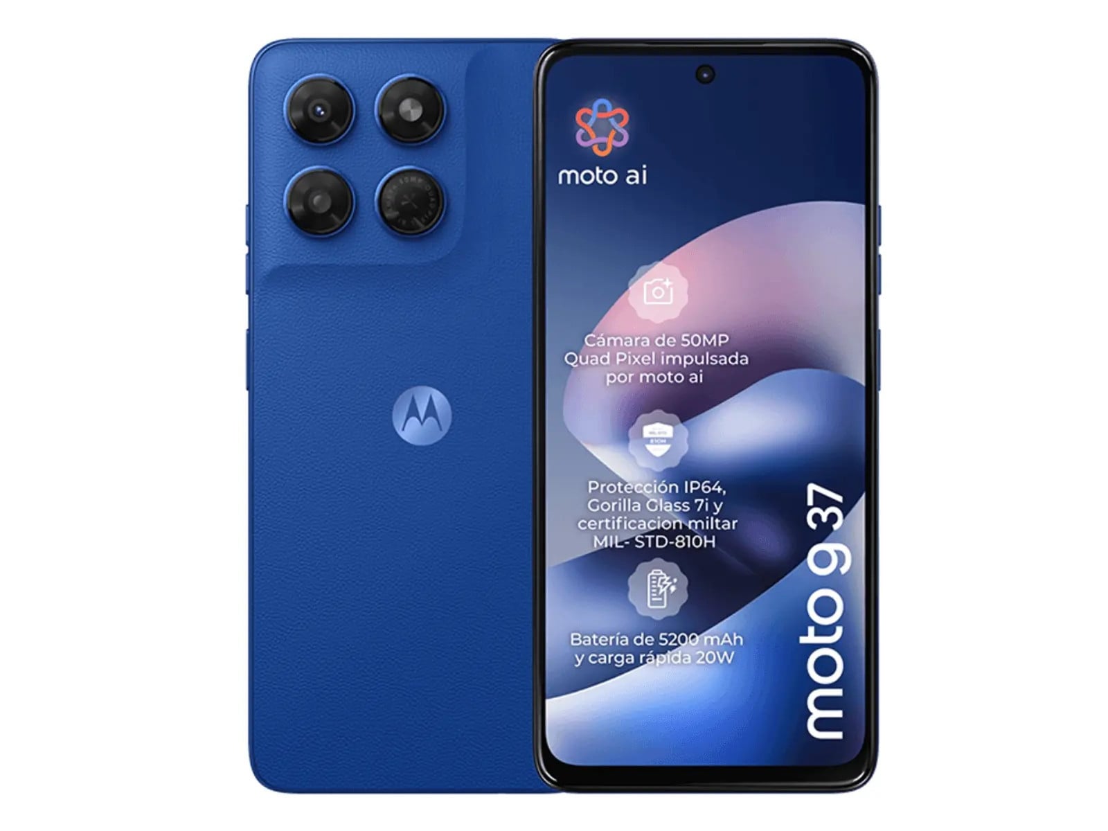 Motorola - Moto G37 128GB - Blue