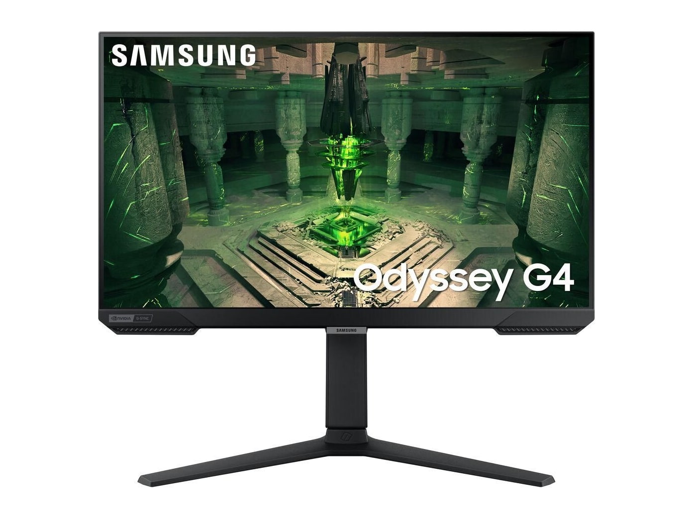 Samsung - 25" Odyssey G4 Full HD 240Hz Gaming Monitors - Black