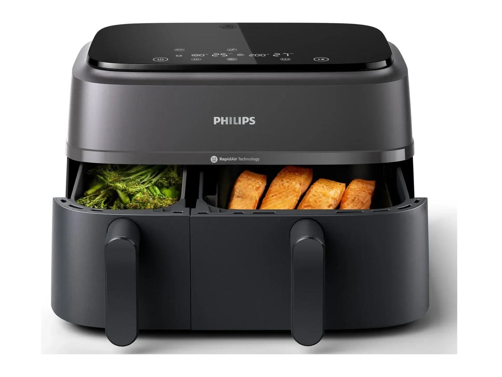 Philips - Airfryer 3000 Series Dual Basket NA350/00 Air Fryers (EU)