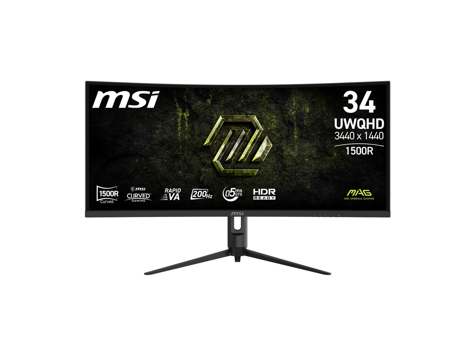 MSI - 34" MAG 342CQRF E20 UWQHD 200Hz Ultrawide Monitors