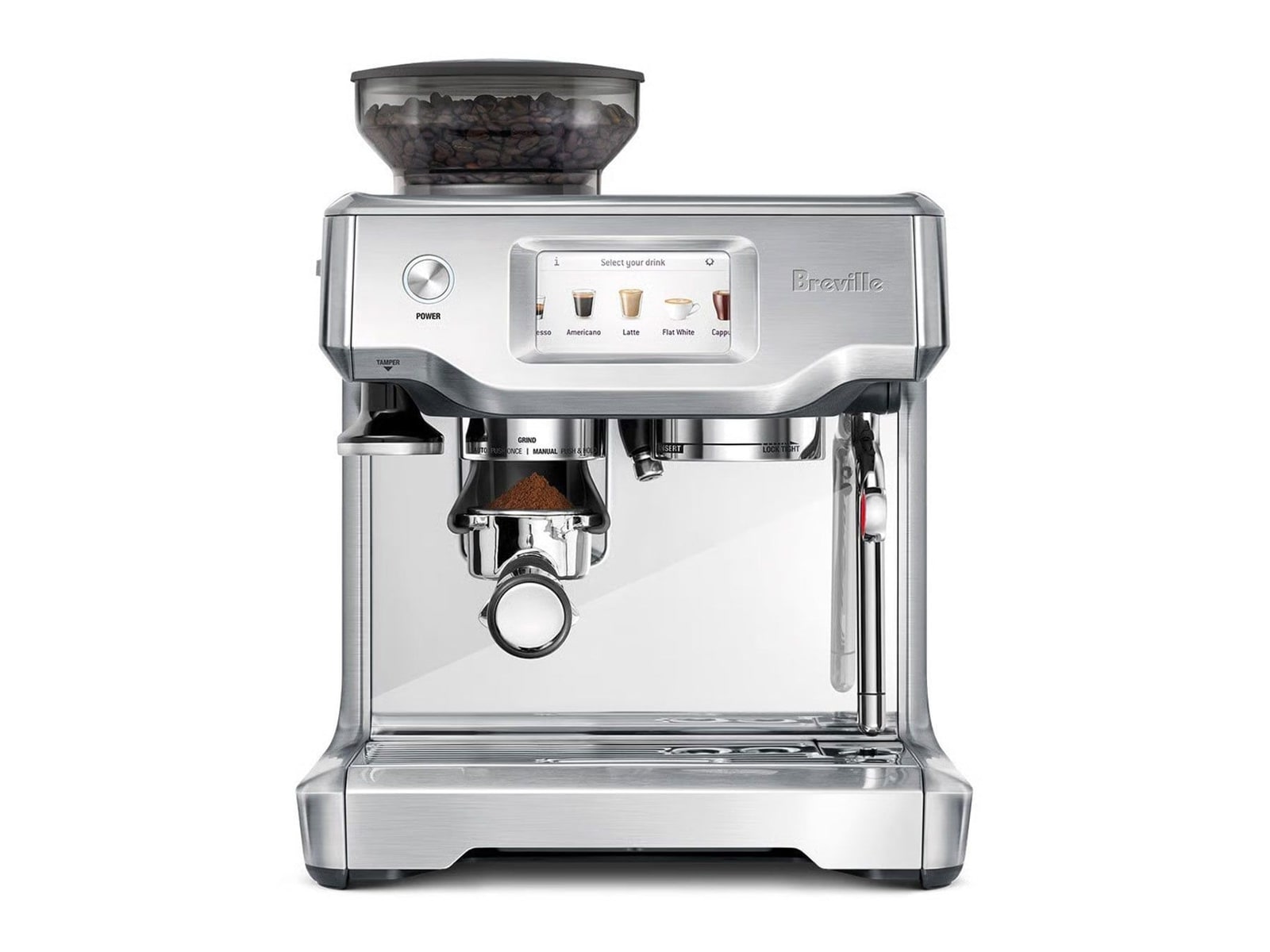 Breville - The Barista Touch Stainless Steel Espresso Machine Coffee Makers