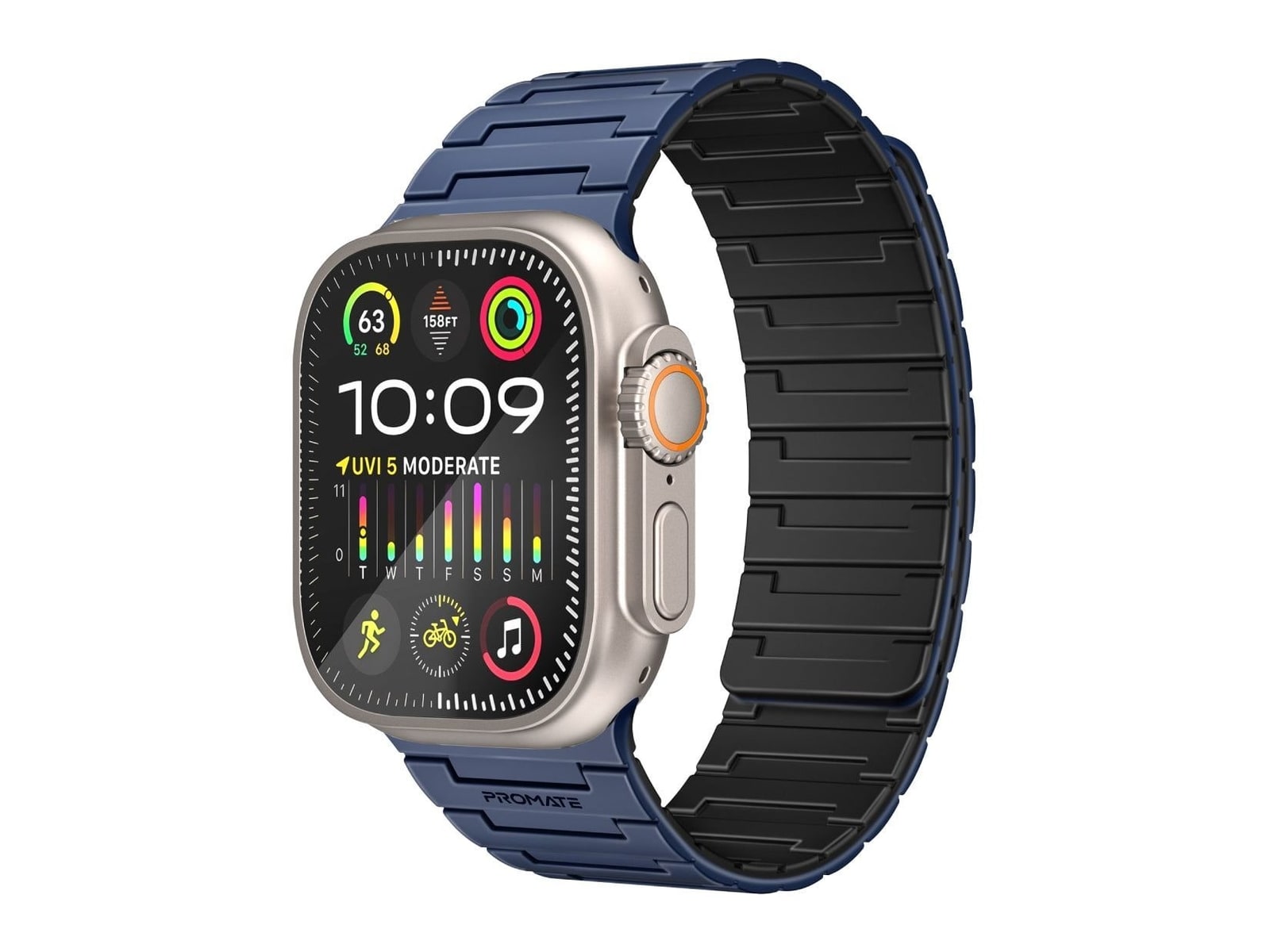 Promate - MagBand-MS Watch Bands - Navy