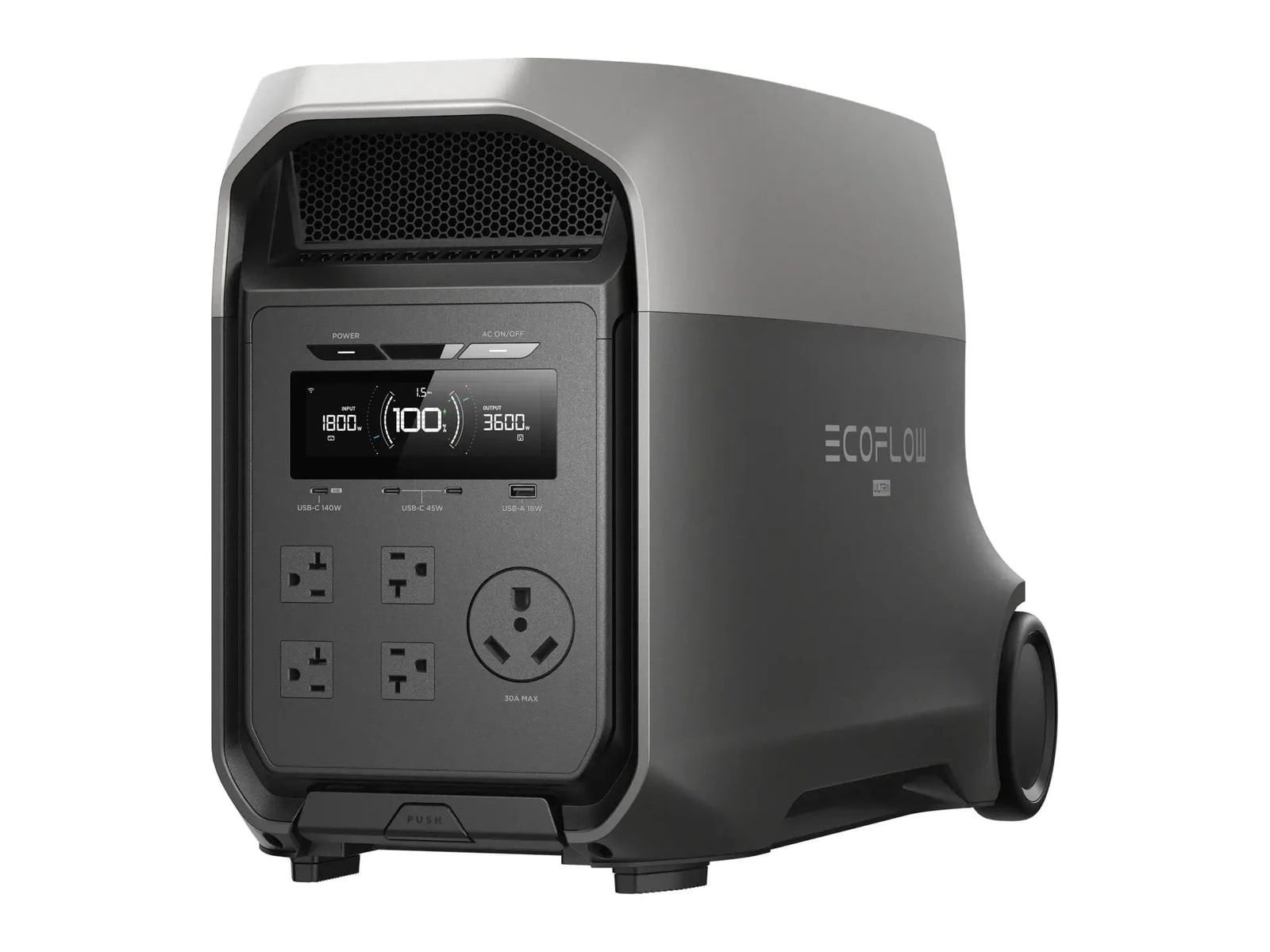 EcoFlow - DELTA 3 Ultra 3072Wh Portable Power Stations - Black