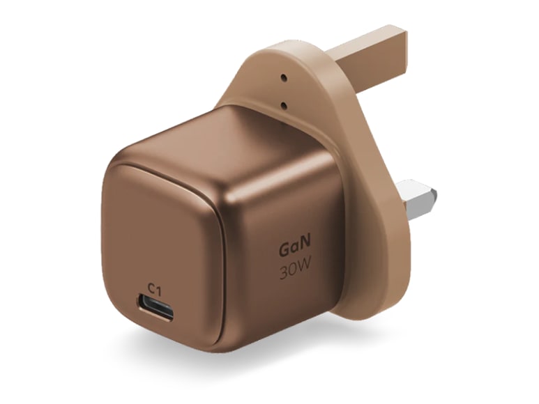 MOMAX - 1-Charge 1-Port GaN Charger 30W Sandstone Wall Chargers