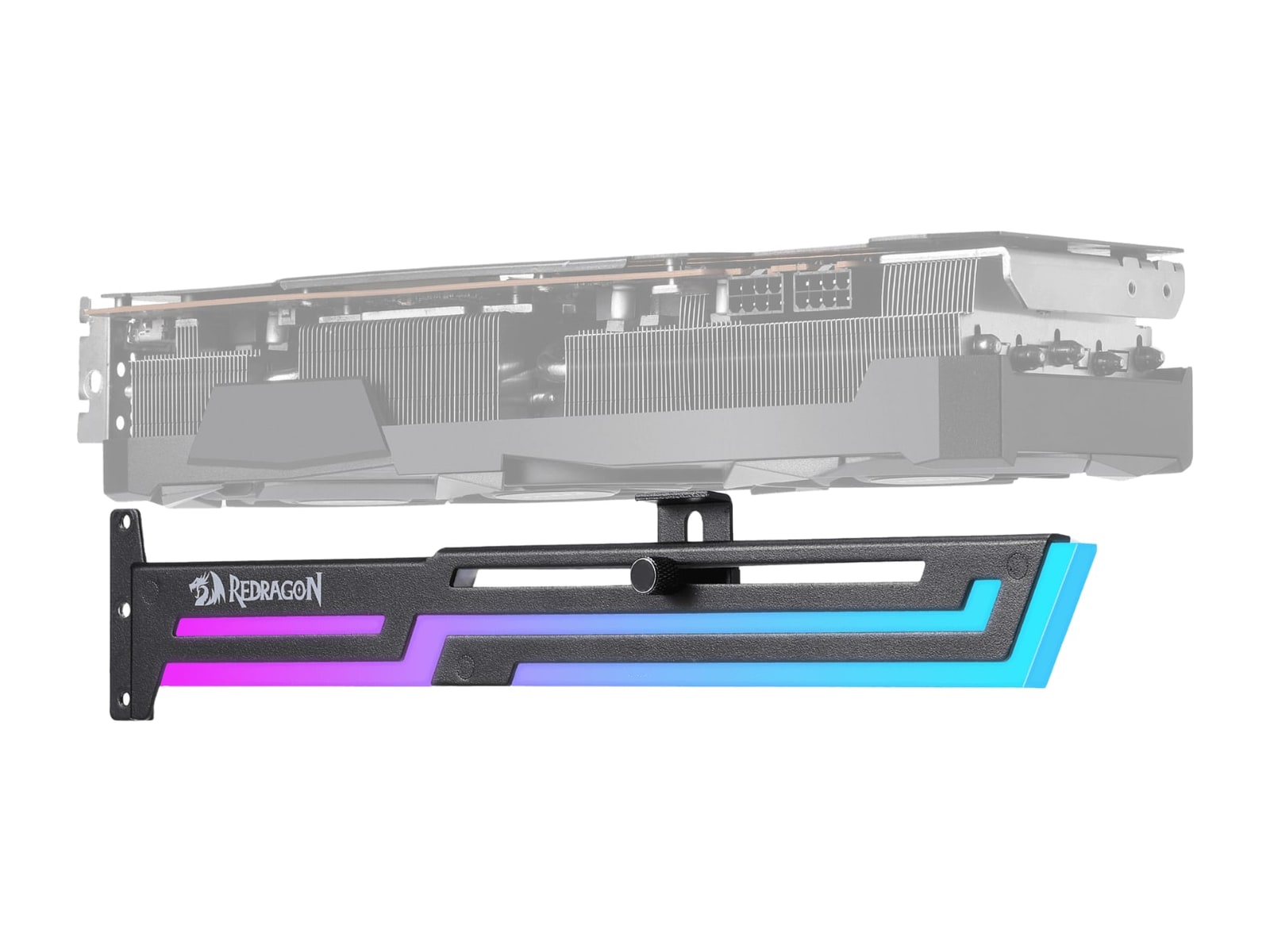 Redragon - GCP03 ARGB GPU Support Bracket - Black
