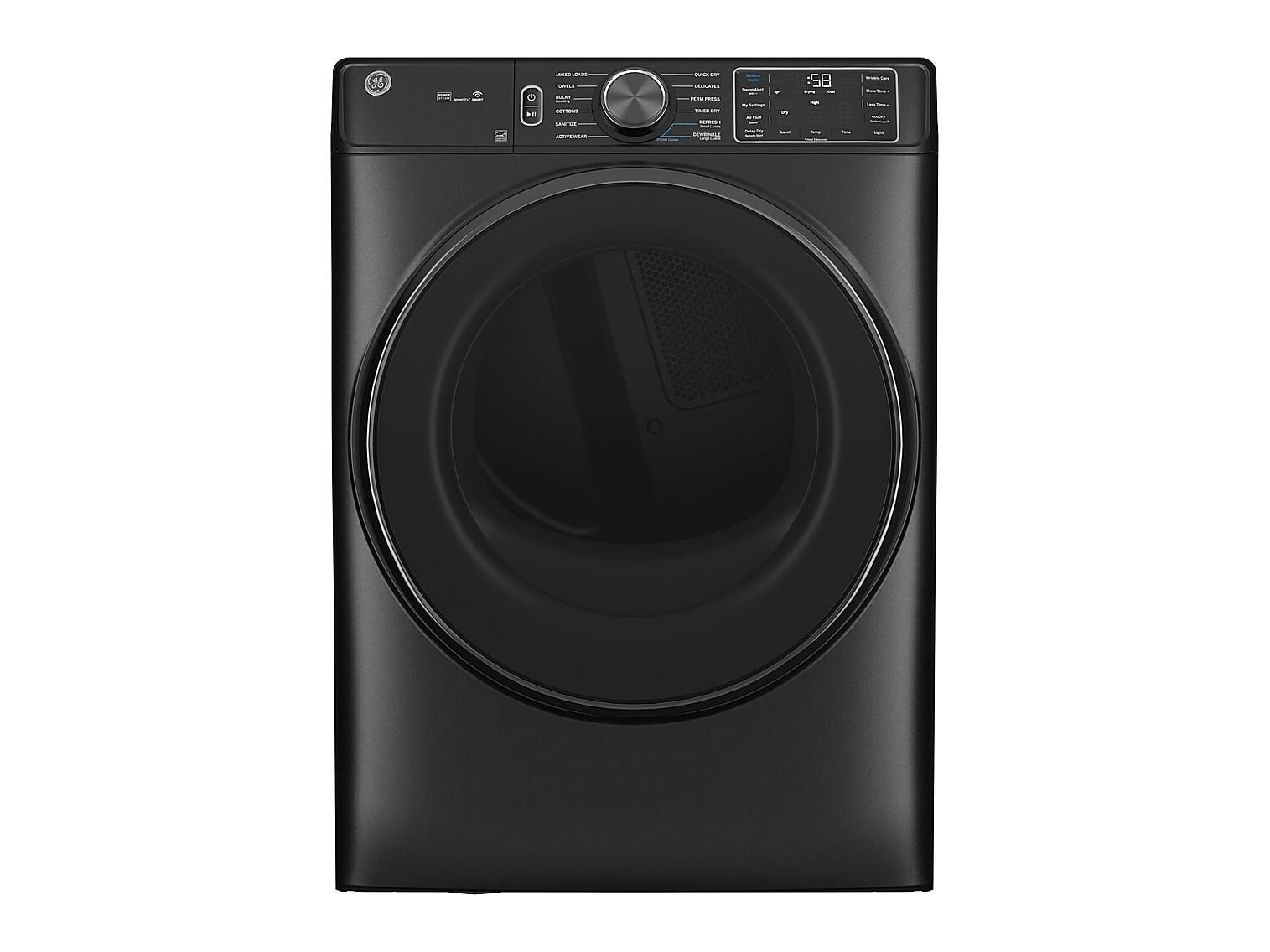 GE Appliances - GFD65ESPVDS 7.8 Cu. Ft. Stackable Smart Electric Dryers