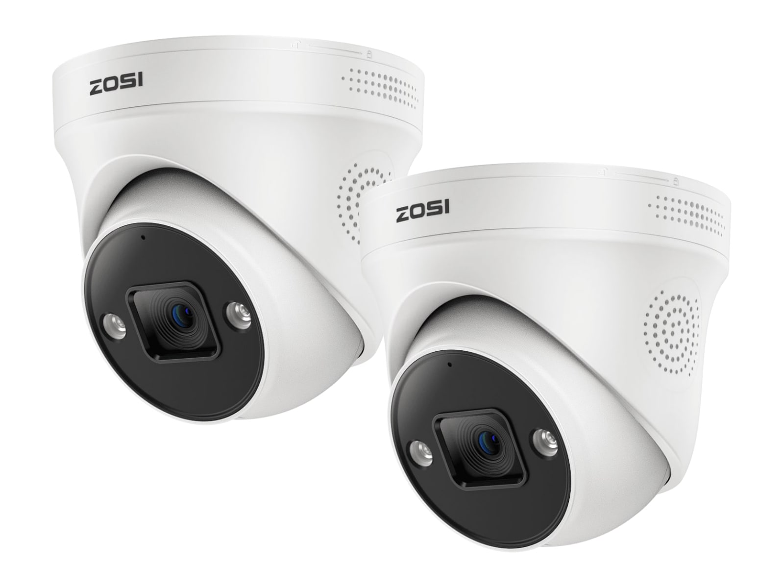ZOSI - C225 4K PoE IP - 2-Camera Security Cameras