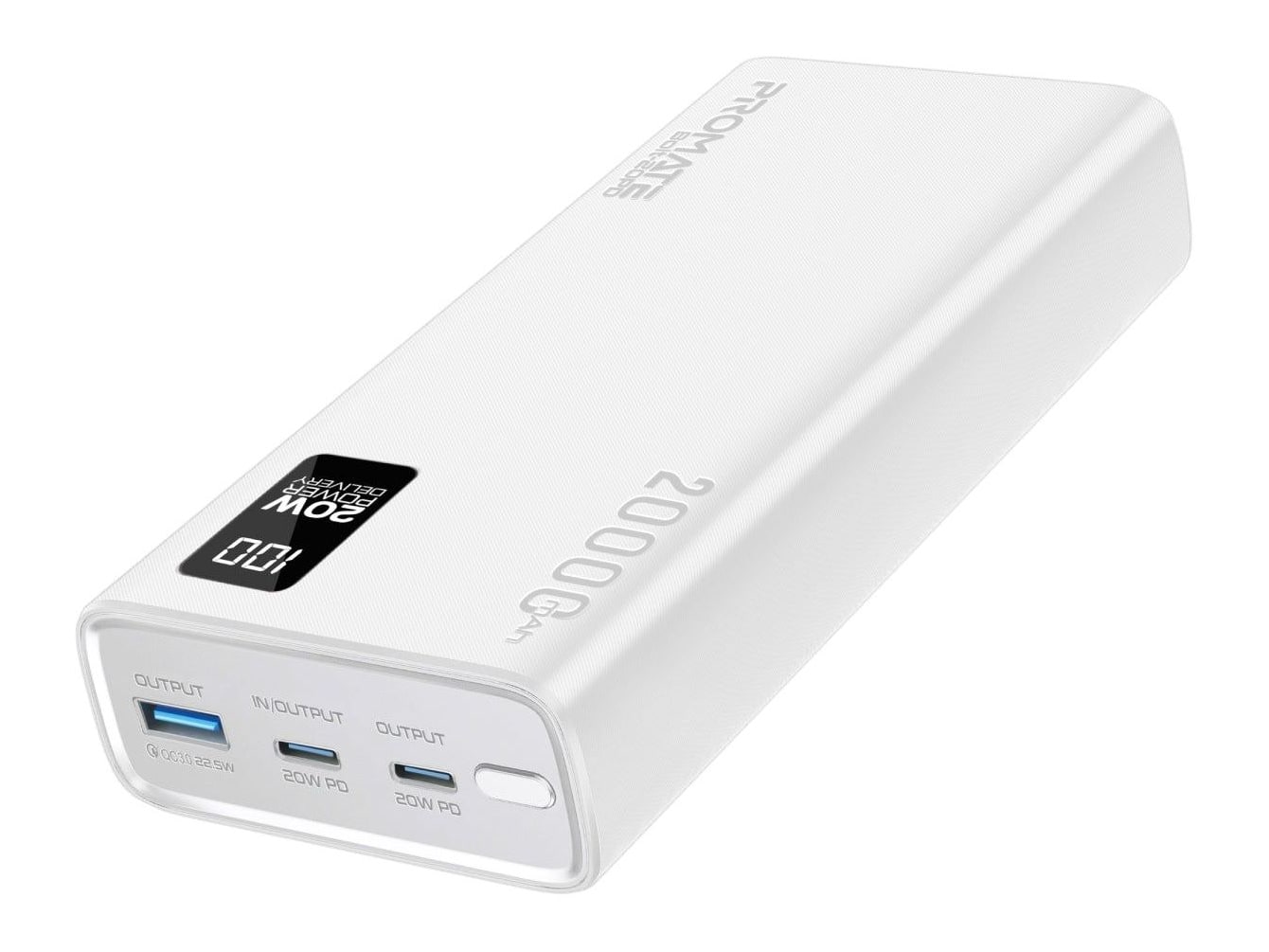 Promate - Bolt-20PD Power Banks - White