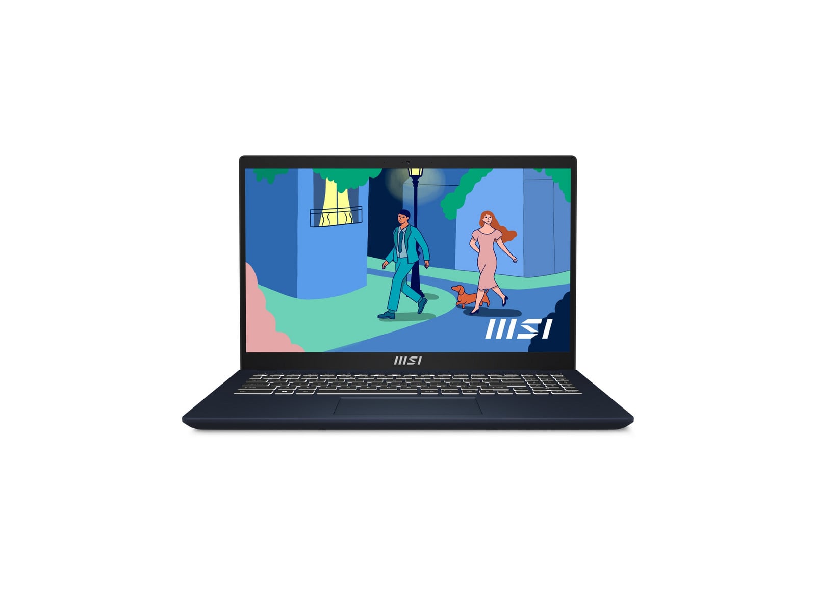 MSI - Modern 15 15.6" - AMD Ryzen 7 7730U chip - 16GB Memory - 512GB SSD - Blue