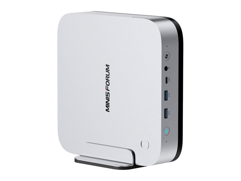 MINISFORUM - AI X1 Pro-370 - AMD Ryzen AI 9 HX 370 chip - 32GB Memory - 1TB SSD - Silver
