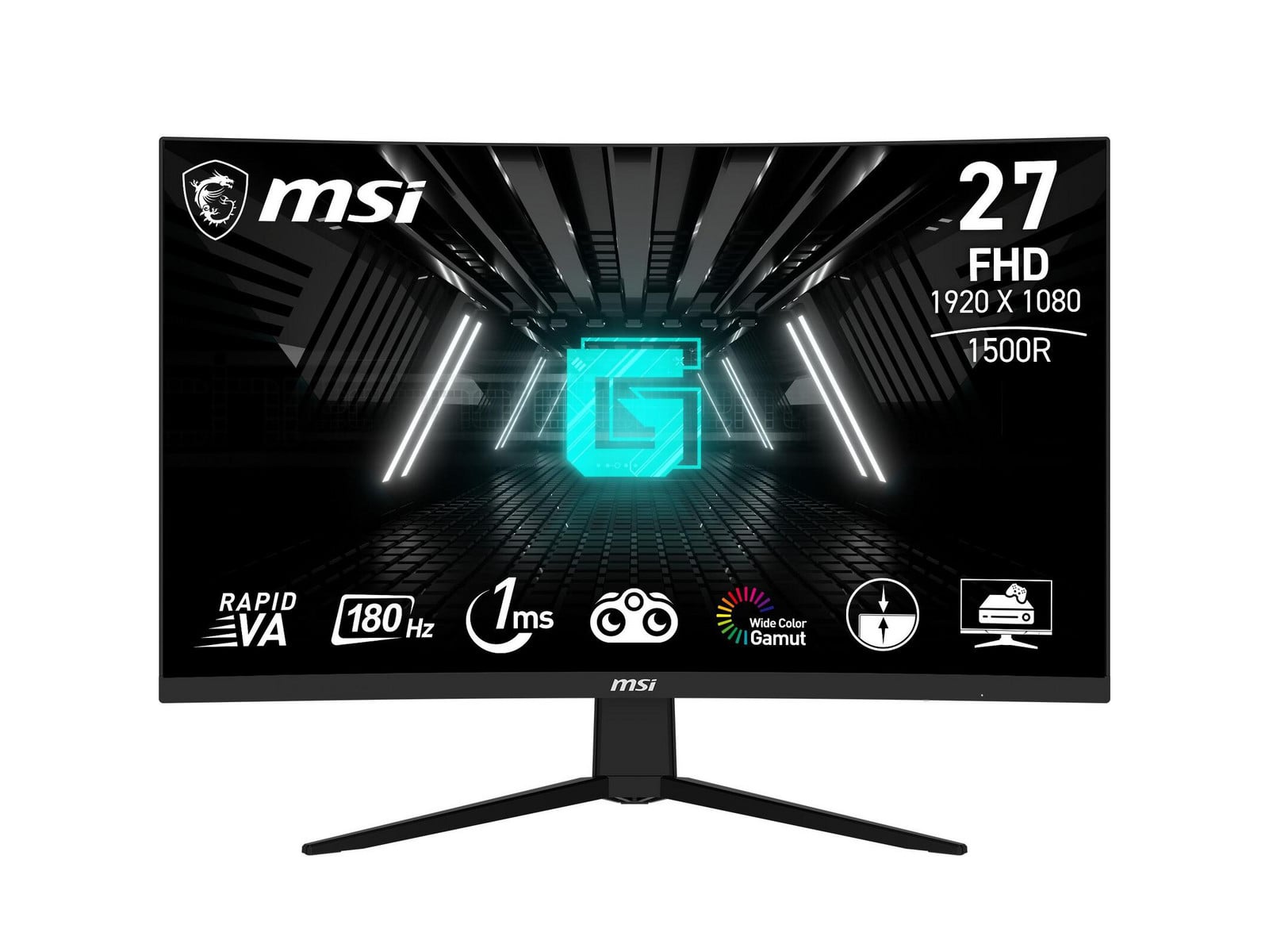 MSI - 27" G27C4DE E3 Full HD 180Hz Curved Monitors