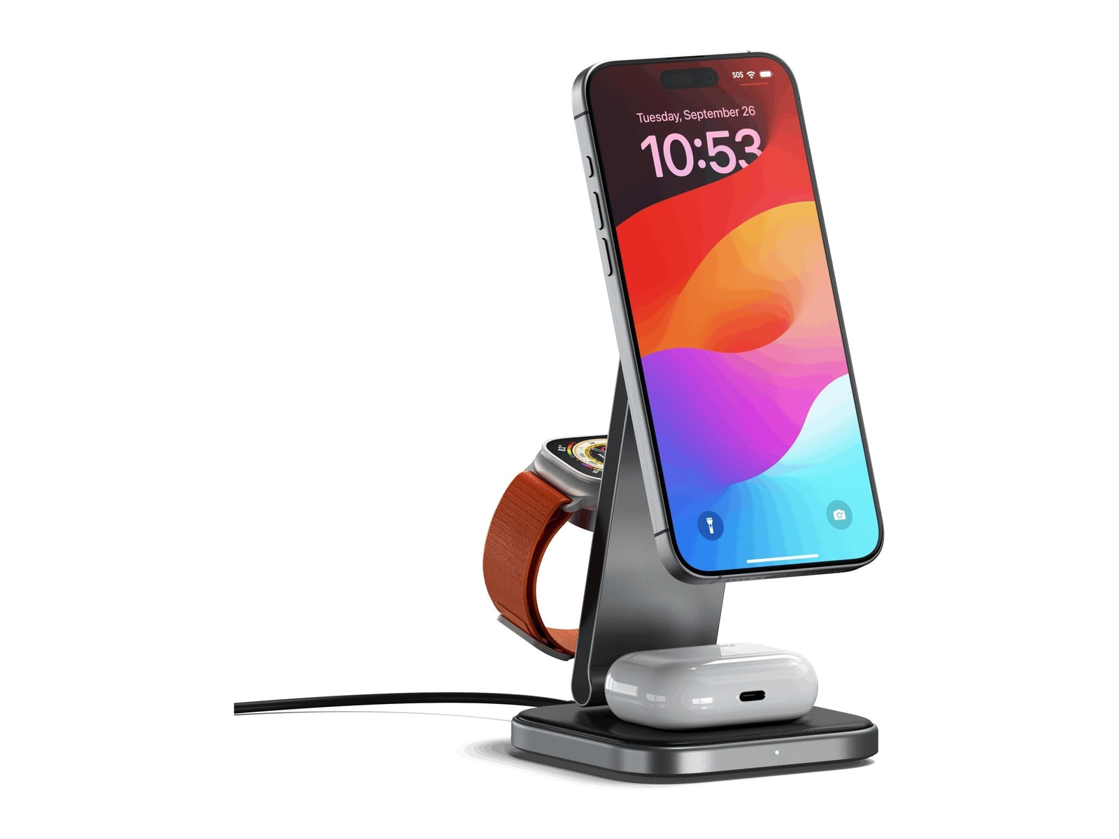 Satechi - 3-in-1 Foldable Qi2 Wireless Charging Stand Wireless Chargers
