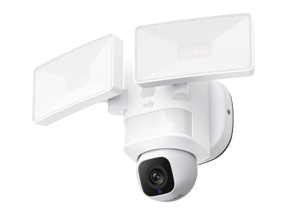 Eufy - Floodlight Camera E30 2K Wired with 360-Degree Surveillance Security Cameras