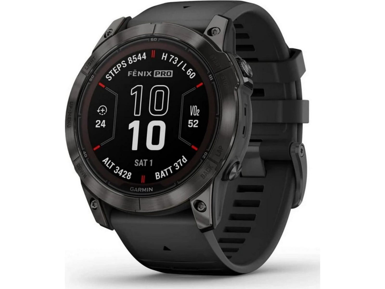 Garmin - fenix 7X Pro Titanium Smart Watches - Black