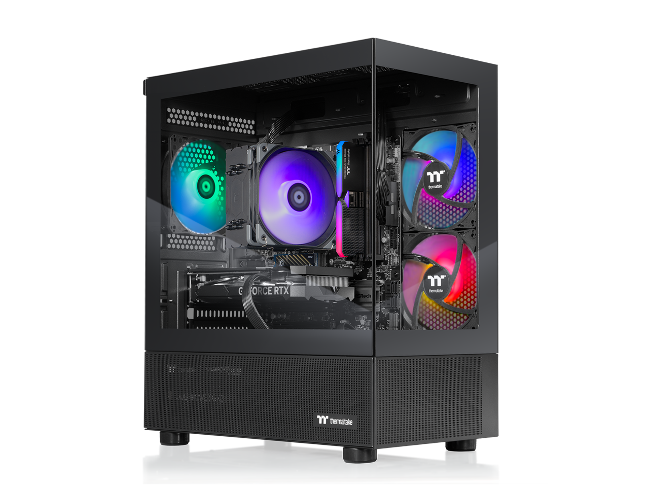 Thermaltake - View i1460-170 - Intel Core i5-14400F chip - 16GB Memory - 1TB SSD - Black