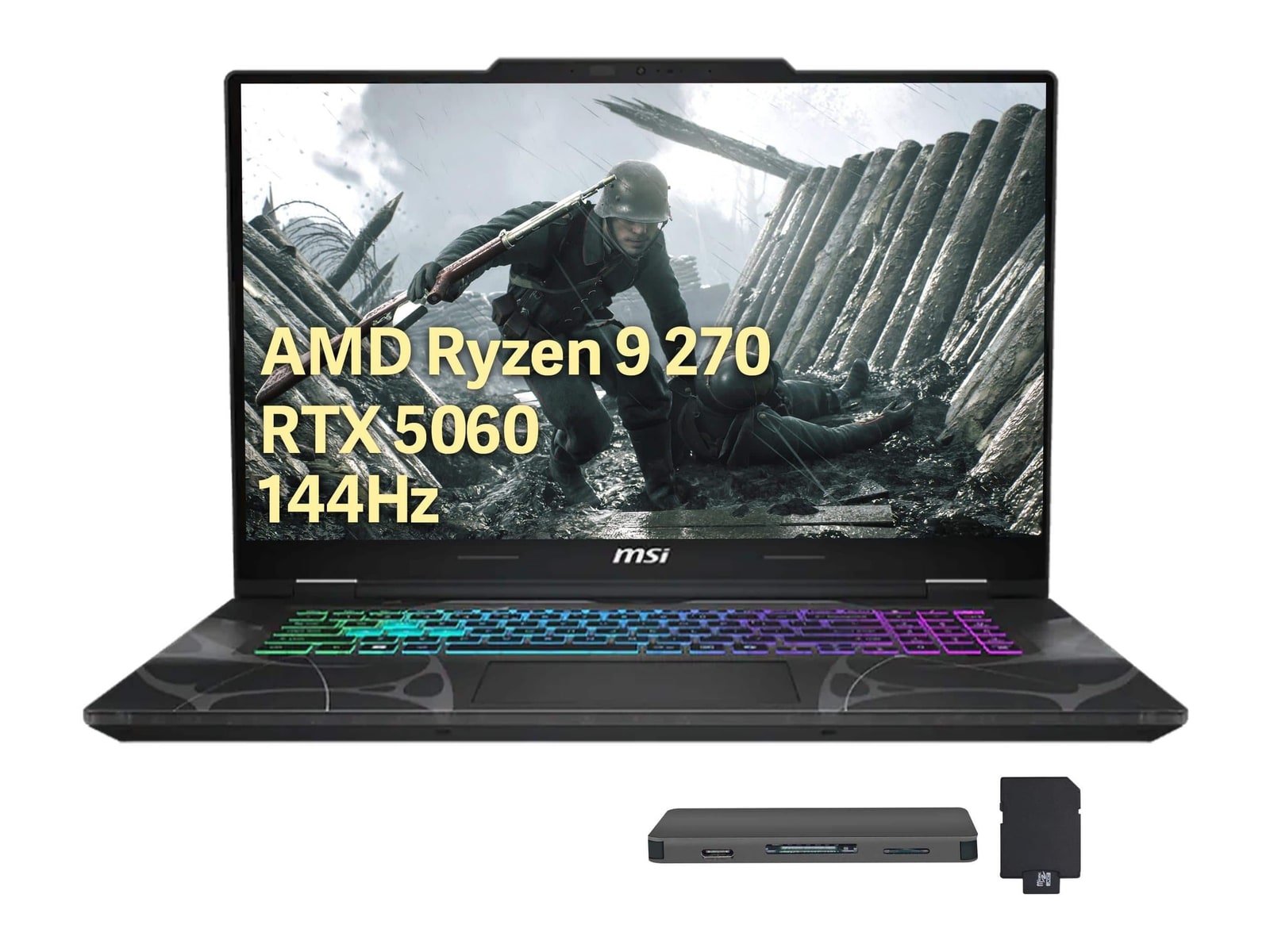MSI - Cyborg A15 15.6 inch - AMD Ryzen 9 270 chip - 32GB Memory - 2TB SSD