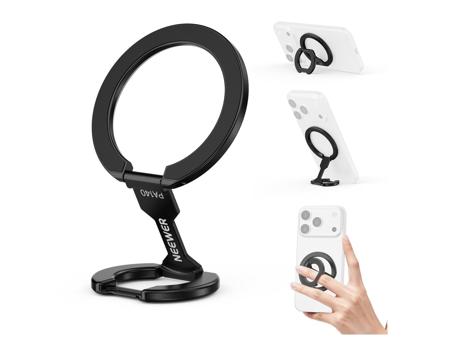 Neewer - PA140 Dual Side Magnetic Phone Grip Ring Holder