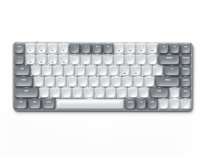 Satechi - SM1 Slim Backlit Bluetooth Mechanical Keyboards - Light