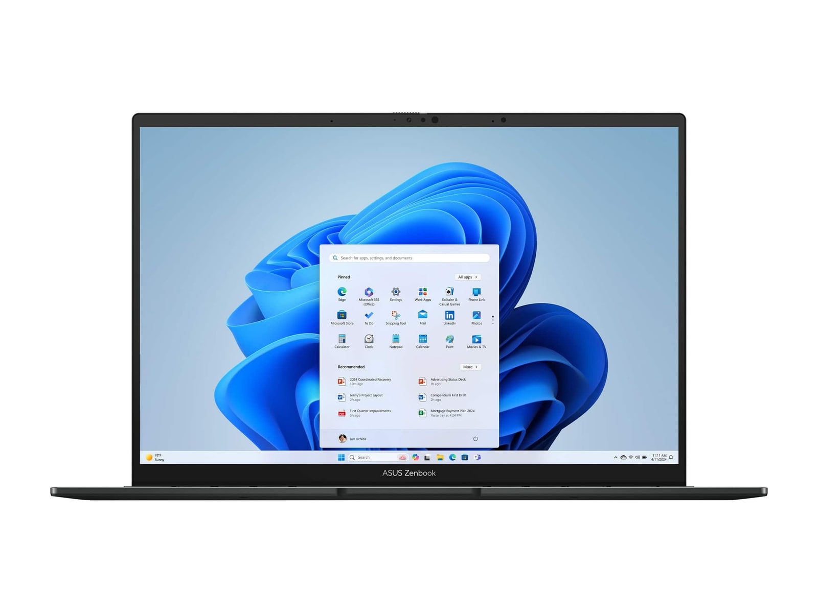 ASUS - Zenbook 14 UX3405CA-U7512 14" - Intel Core Ultra 7 255H chip - 16GB Memory - 512GB SSD - Jasper Gray