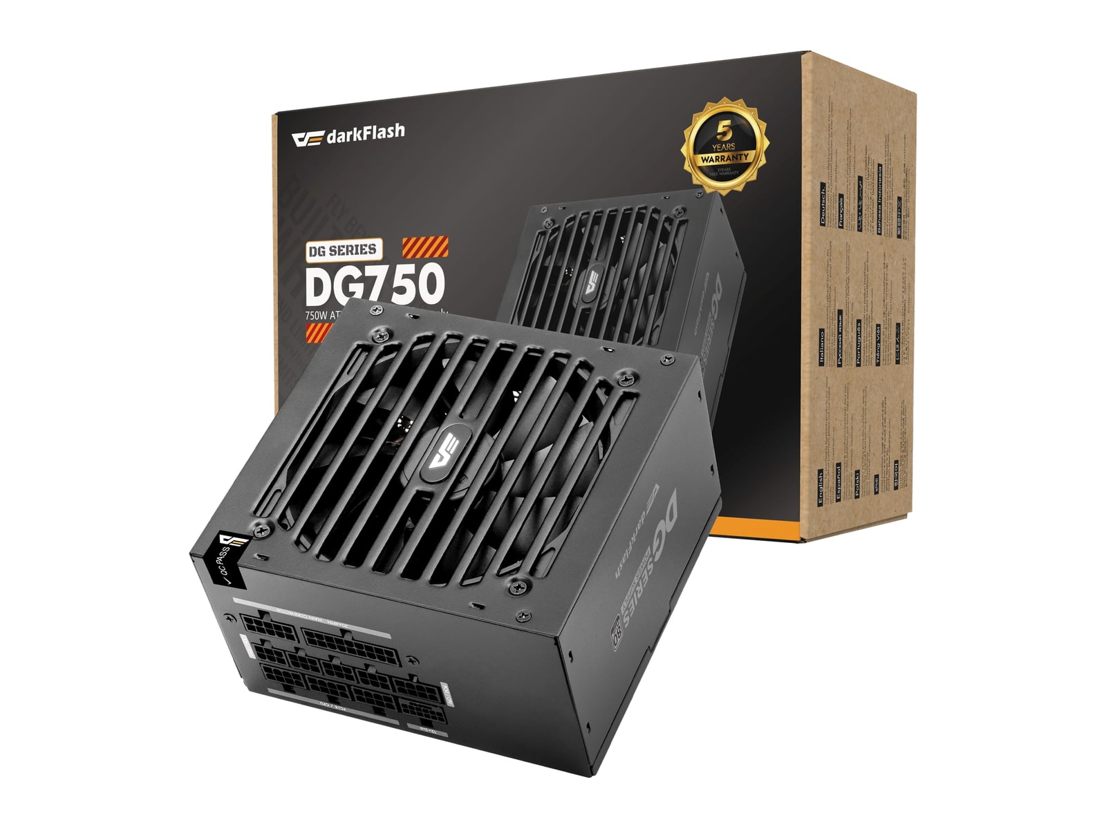 darkFlash - DG750 750W Black Power Supplies