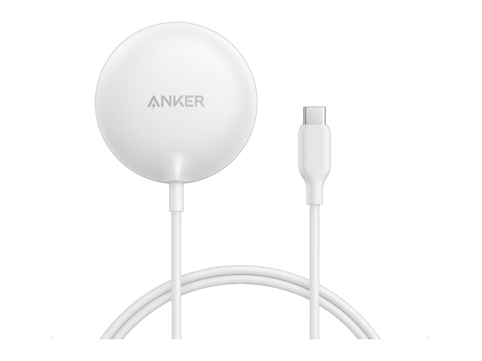 Anker - MagGo Wireless Charger (15W, Pad) White Wireless Chargers