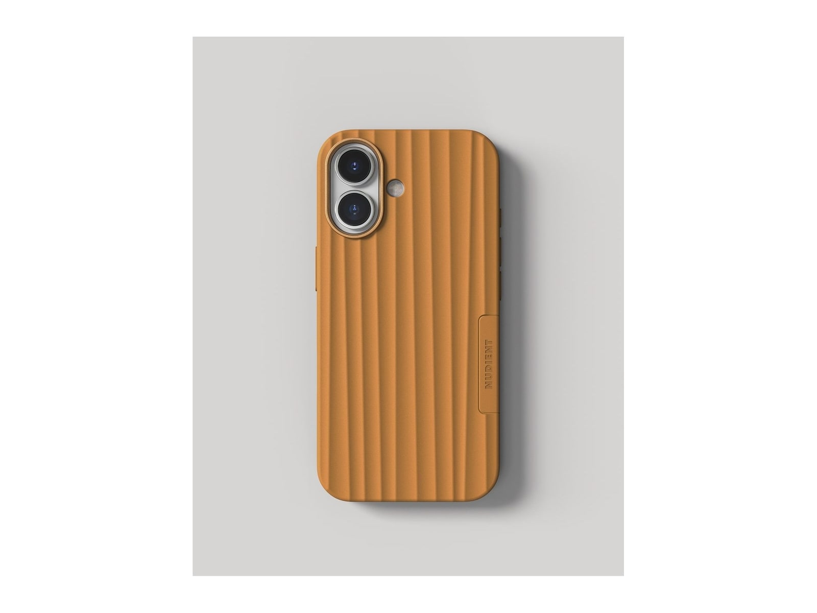 Nudient - Bold Case with MagSafe for iPhone 17 - Amber Yellow