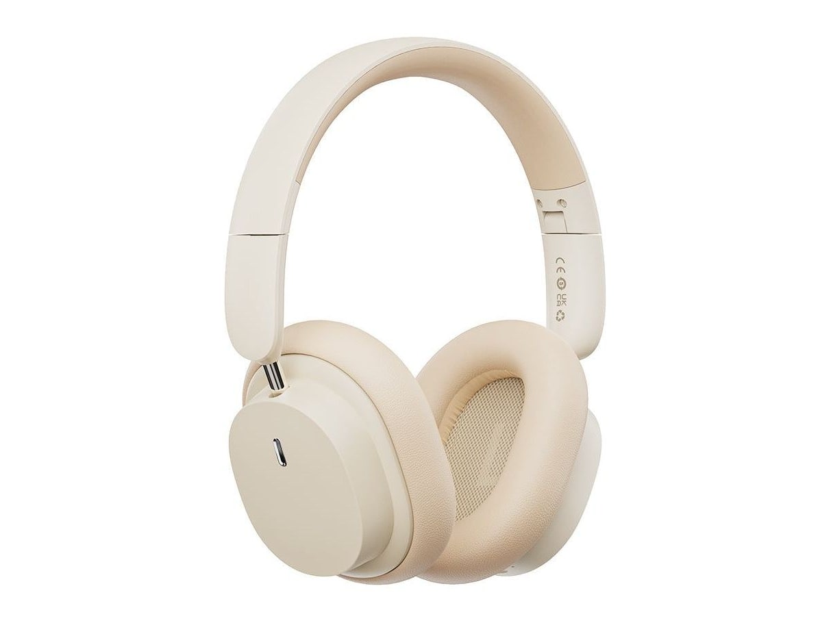 Baseus - Bowie D05 Wireless Over-Ear Headphones - White