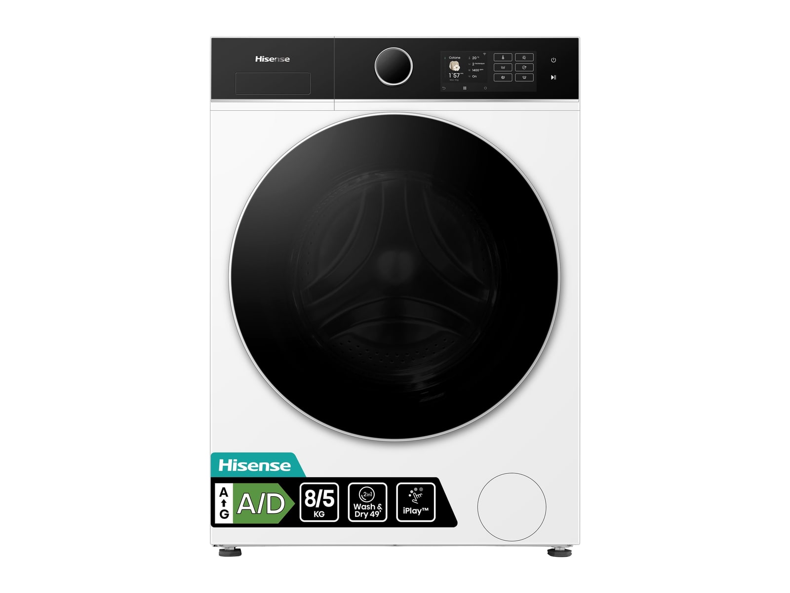 Hisense - WD5I8043BWF Washing Machines
