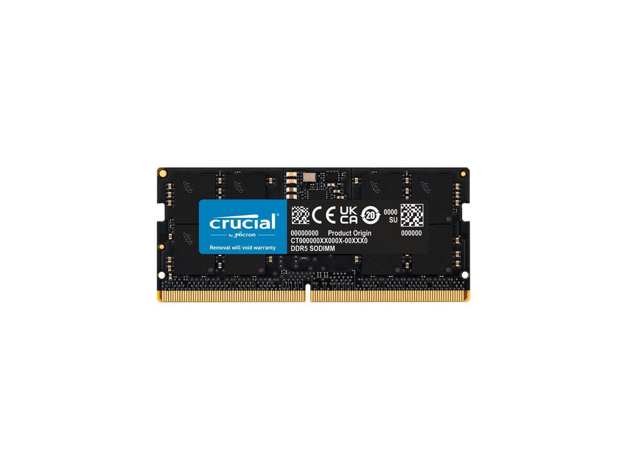 Crucial - 32GB DDR5 5600 CL46 SO-DIMM Memory (RAM)