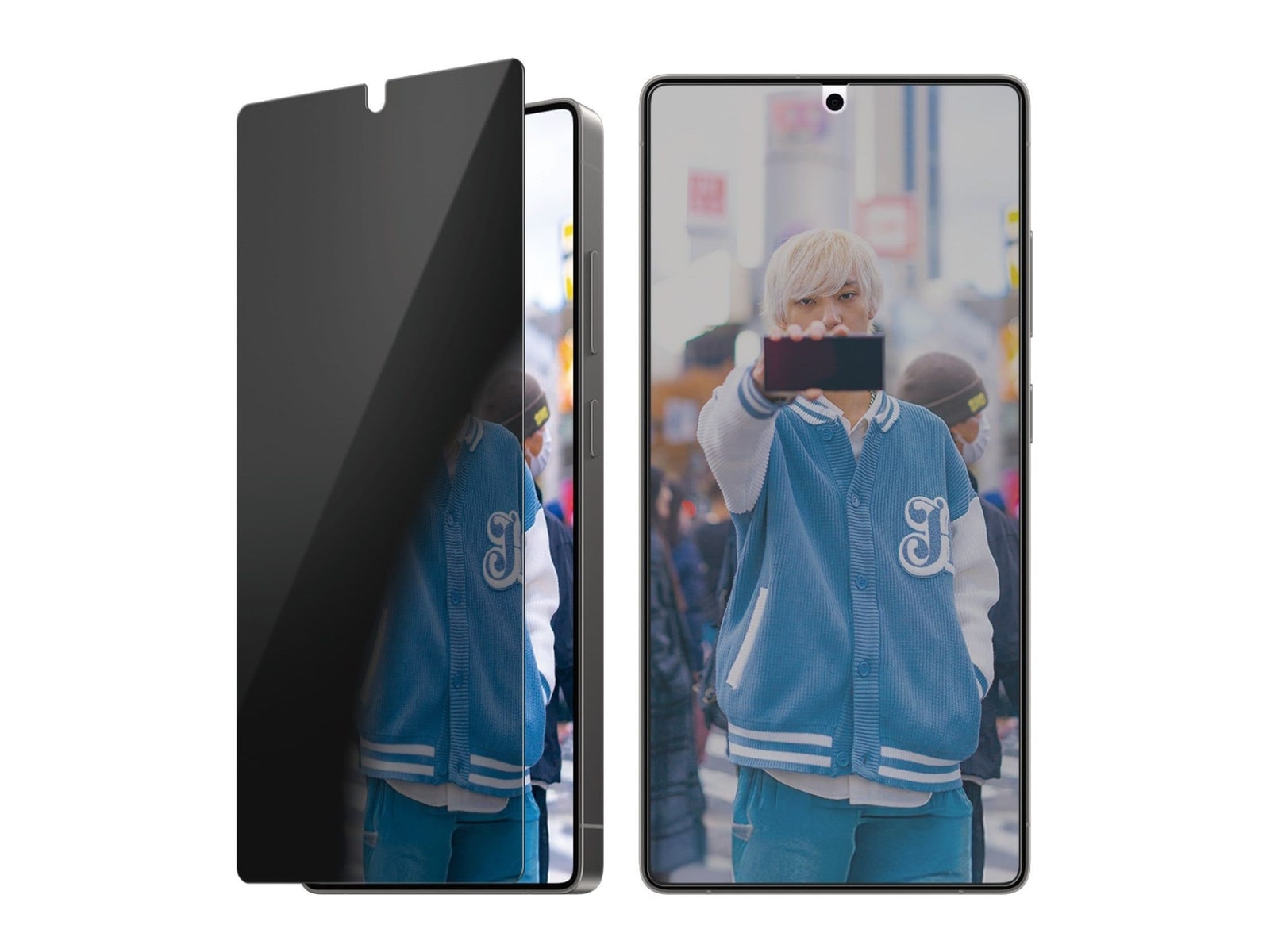 PanzerGlass - 2-Way Privacy Screen Protector Samsung Galaxy S25 Ultra Ultra-Wide Fit
