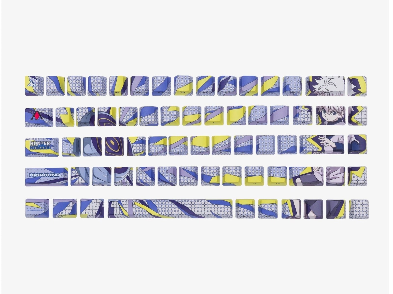 Higround - HxH 68 Keycaps Set Killua