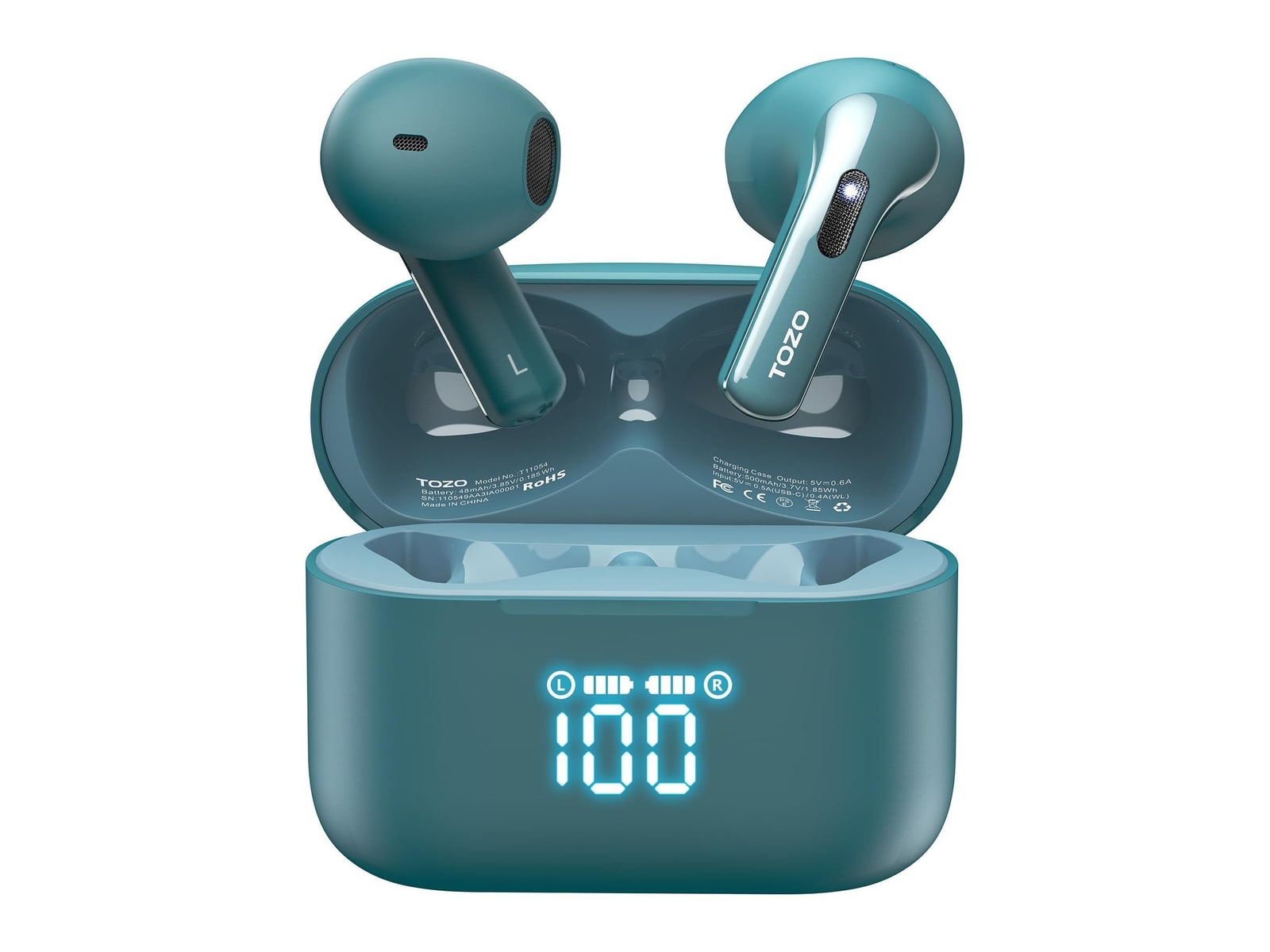 TOZO - Tonal Fits T21 True Wireless Earbuds - Green