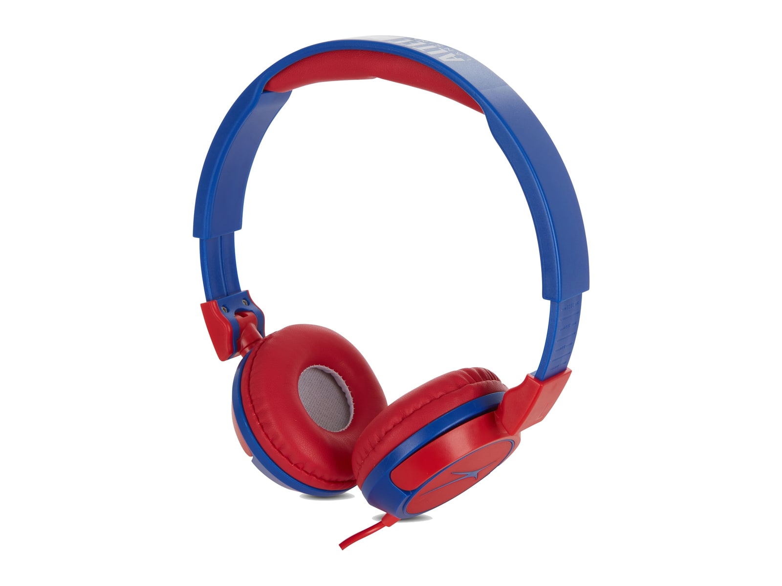 Altec Lansing - Kids 3-5 Two-Toned 3.5mm On-Ear Headphones - Blue/Red