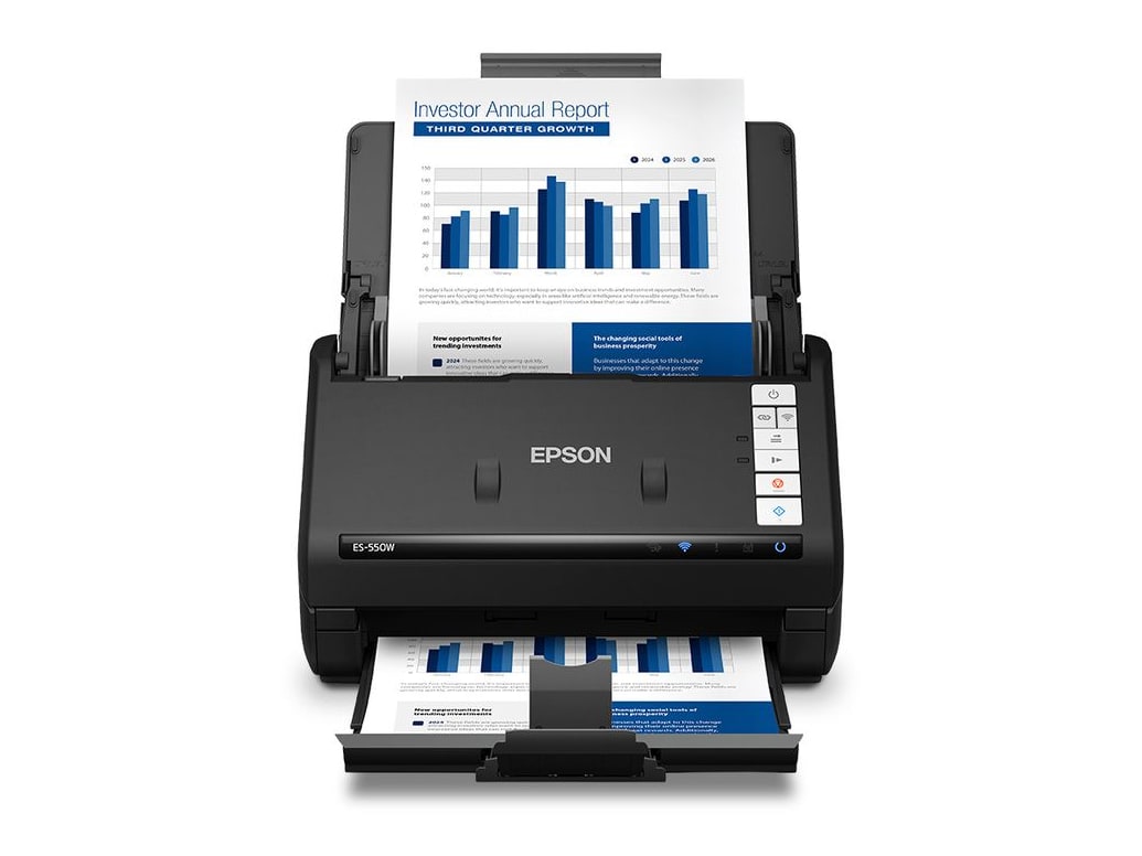 Epson - WorkForce ES-550W Wi-Fi Scanners